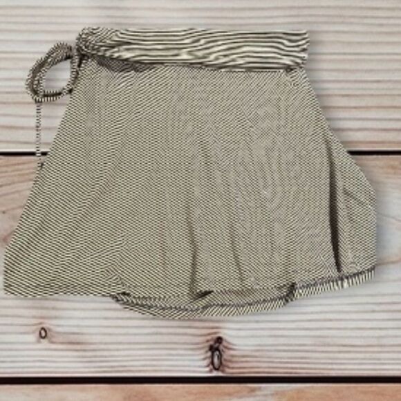Patagonia Fold Over Skirt Size Small Striped - Picture 1 of 9